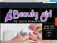Tablet Screenshot of beautygirl.fr